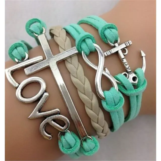 Zapestnica mint Love Infinity